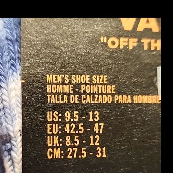 Vans ComfyCush Crew Sock- Dress Blues - Picture 6 of 6